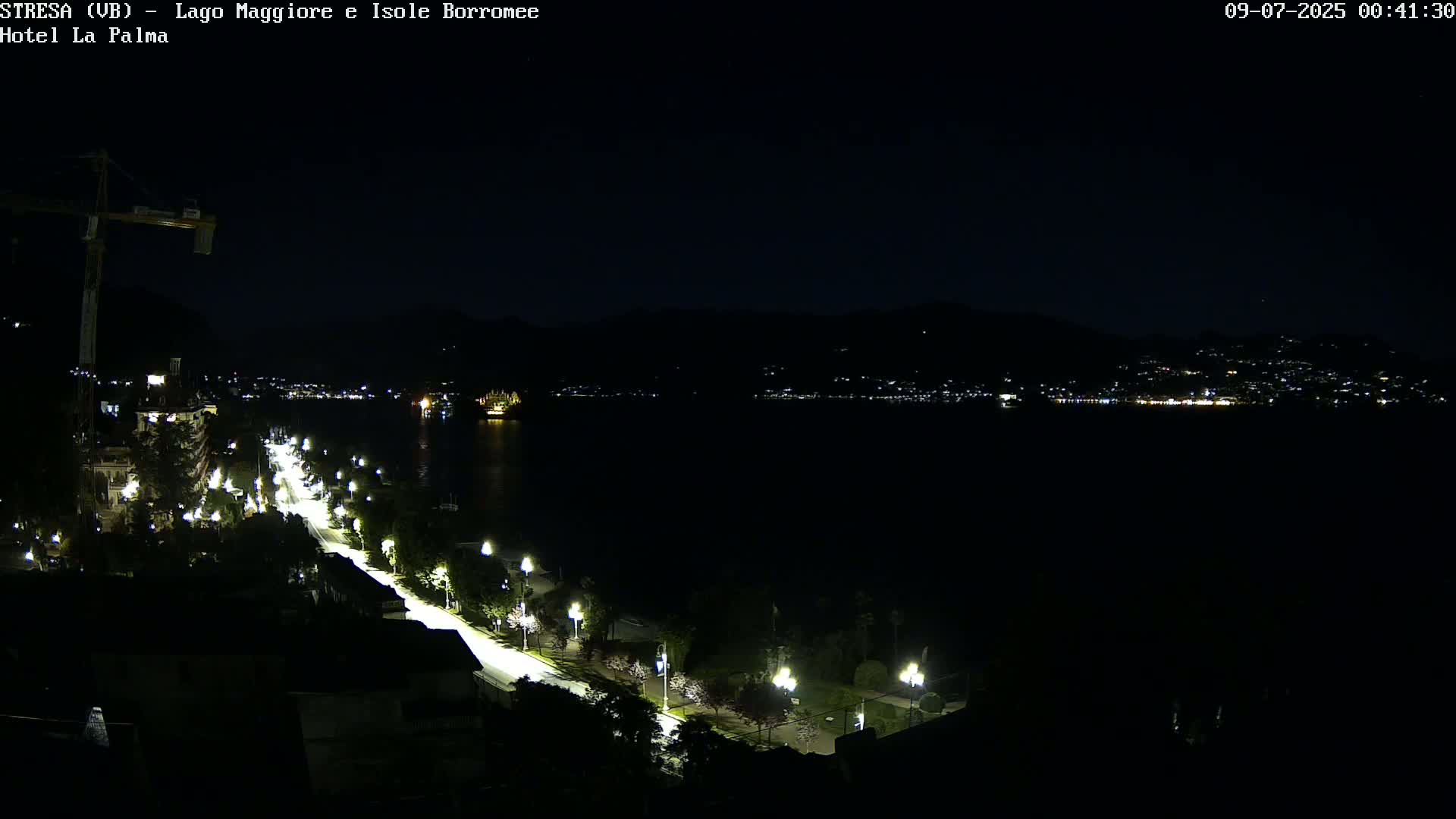 Stresa, Lake Maggiore & Borromean Islands Live Cam - Stresa, Piedmont, Italy