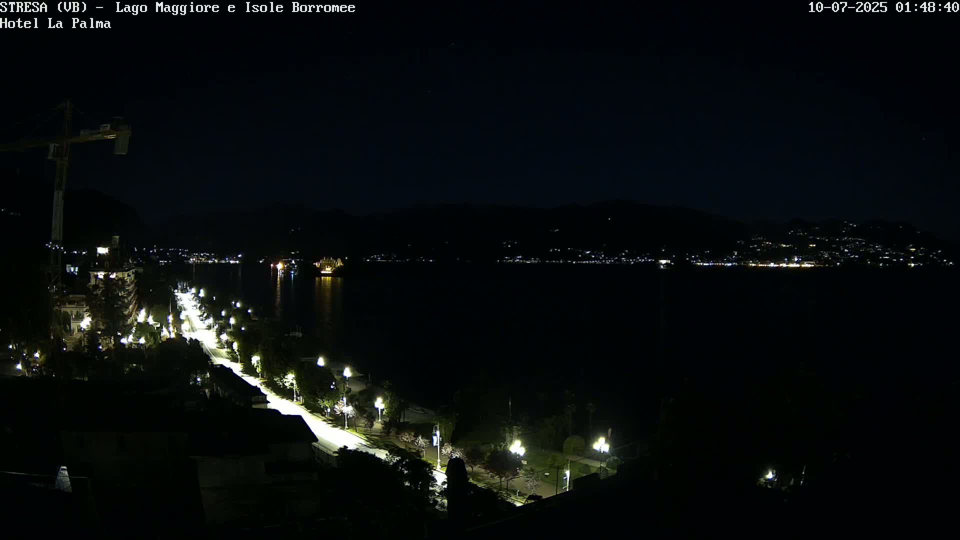 Stresa, Lake Maggiore & Borromean Islands Live Cam - Stresa, Piedmont, Italy