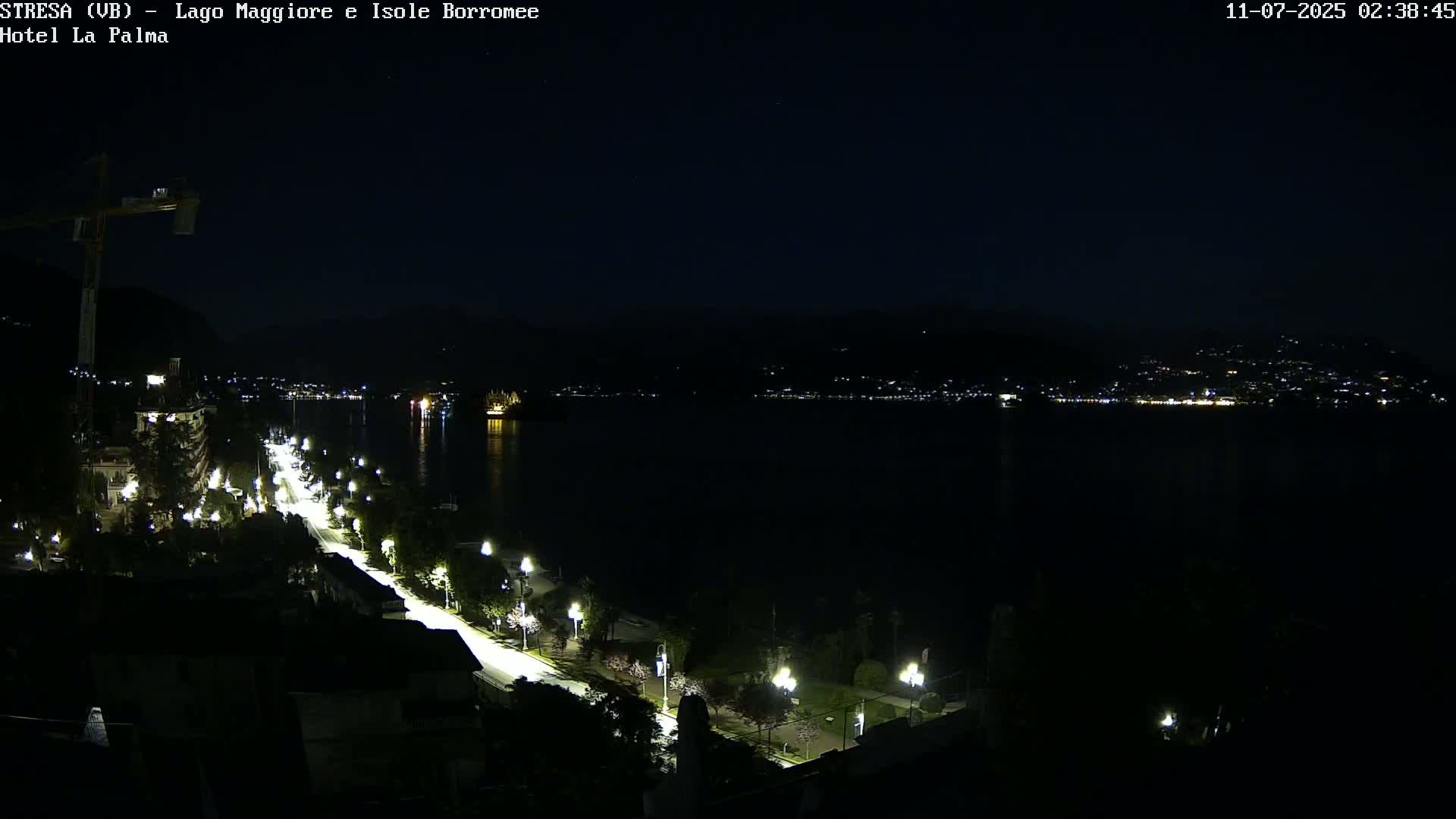 Stresa, Lake Maggiore & Borromean Islands Live Cam - Stresa, Piedmont, Italy