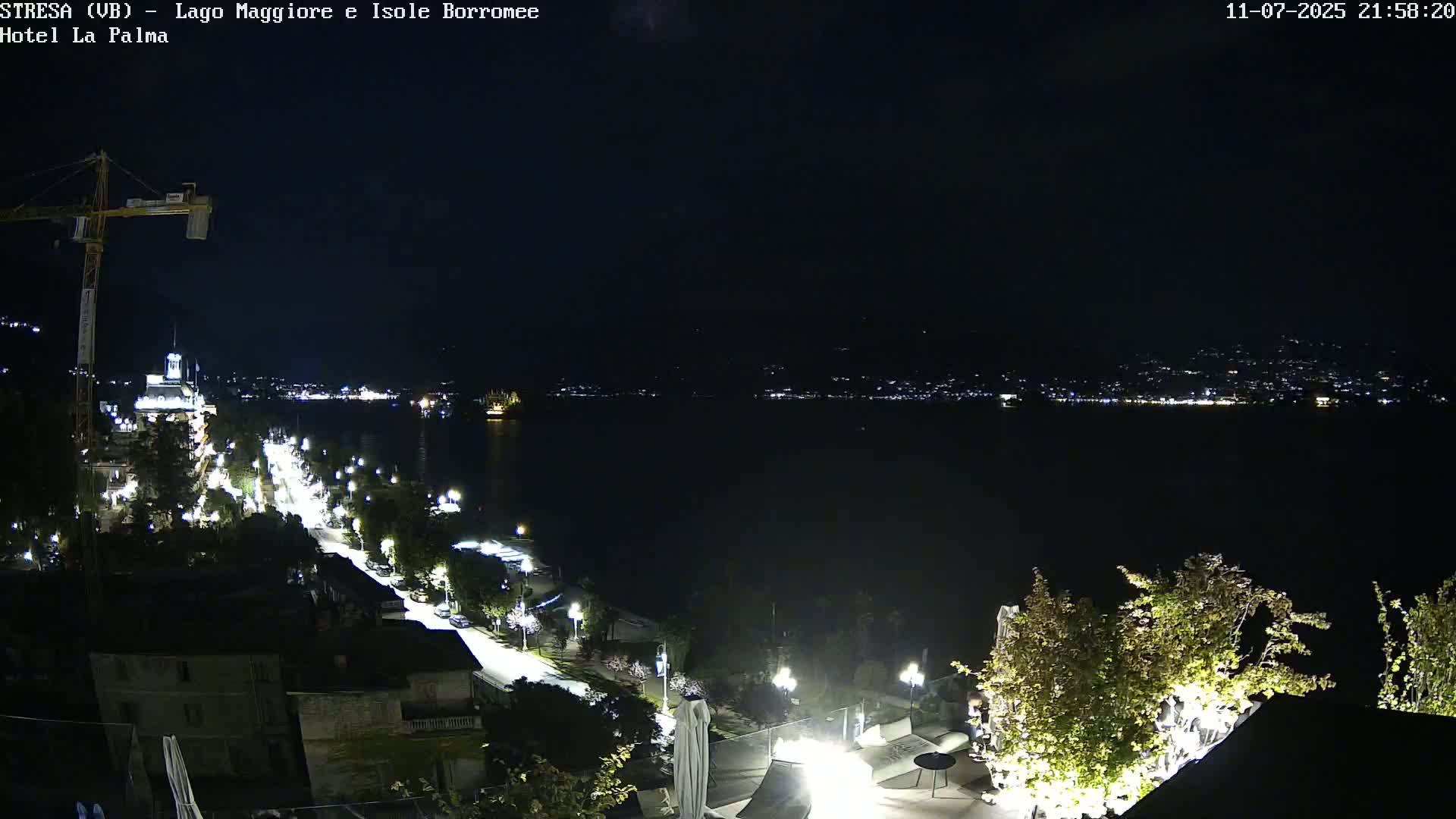 Stresa, Lake Maggiore & Borromean Islands Live Cam - Stresa, Piedmont, Italy