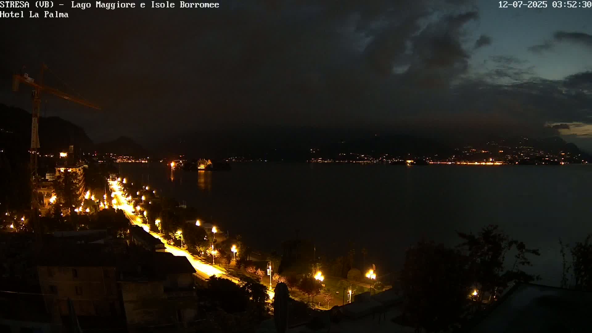 Stresa, Lake Maggiore & Borromean Islands Live Cam - Stresa, Piedmont, Italy