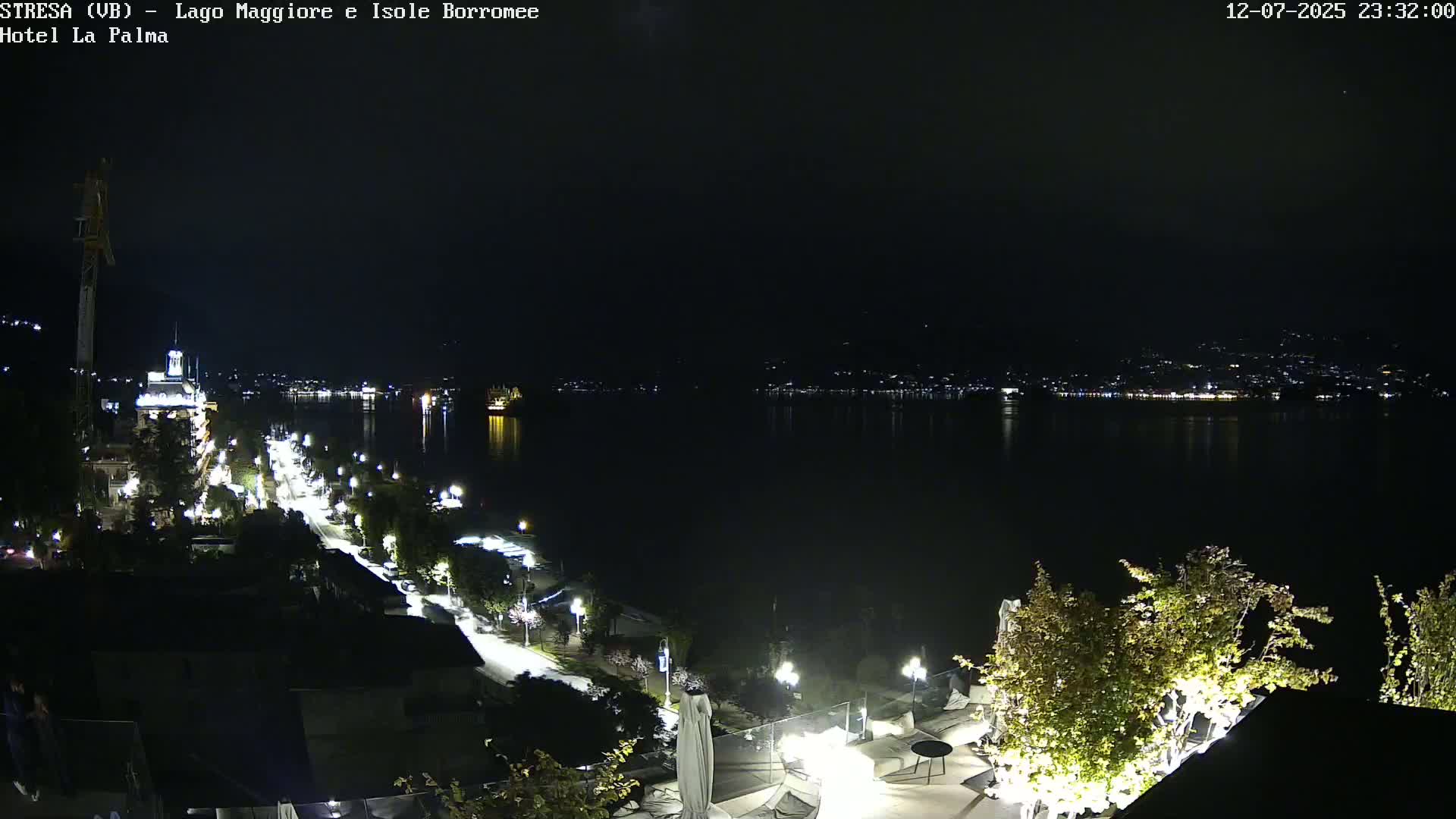 Stresa, Lake Maggiore & Borromean Islands Live Cam - Stresa, Piedmont, Italy