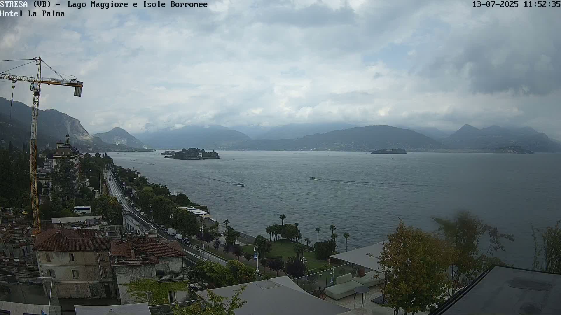 Stresa, Lake Maggiore & Borromean Islands Live Cam - Stresa, Piedmont, Italy