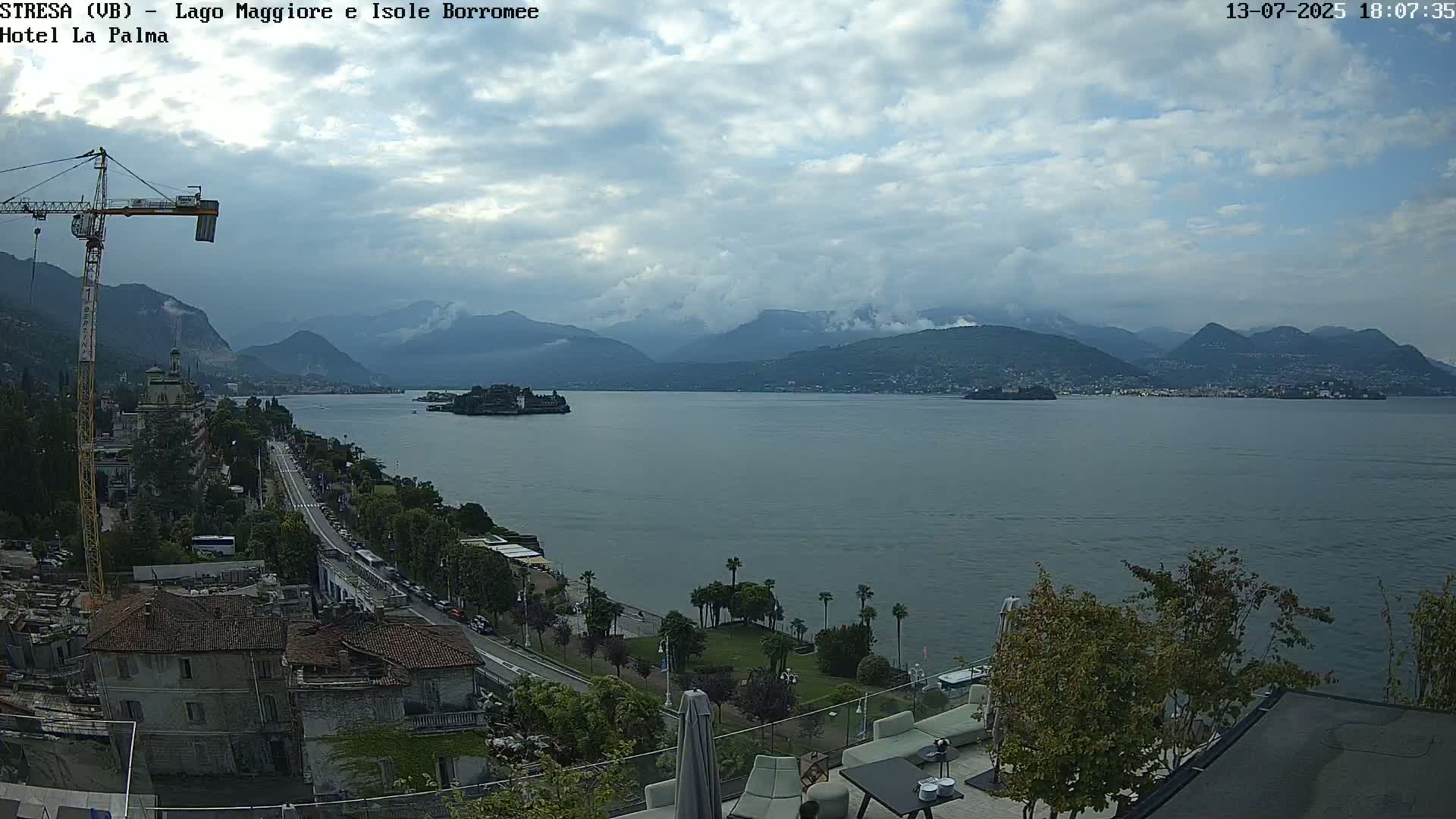 Stresa, Lake Maggiore & Borromean Islands Live Cam - Stresa, Piedmont, Italy