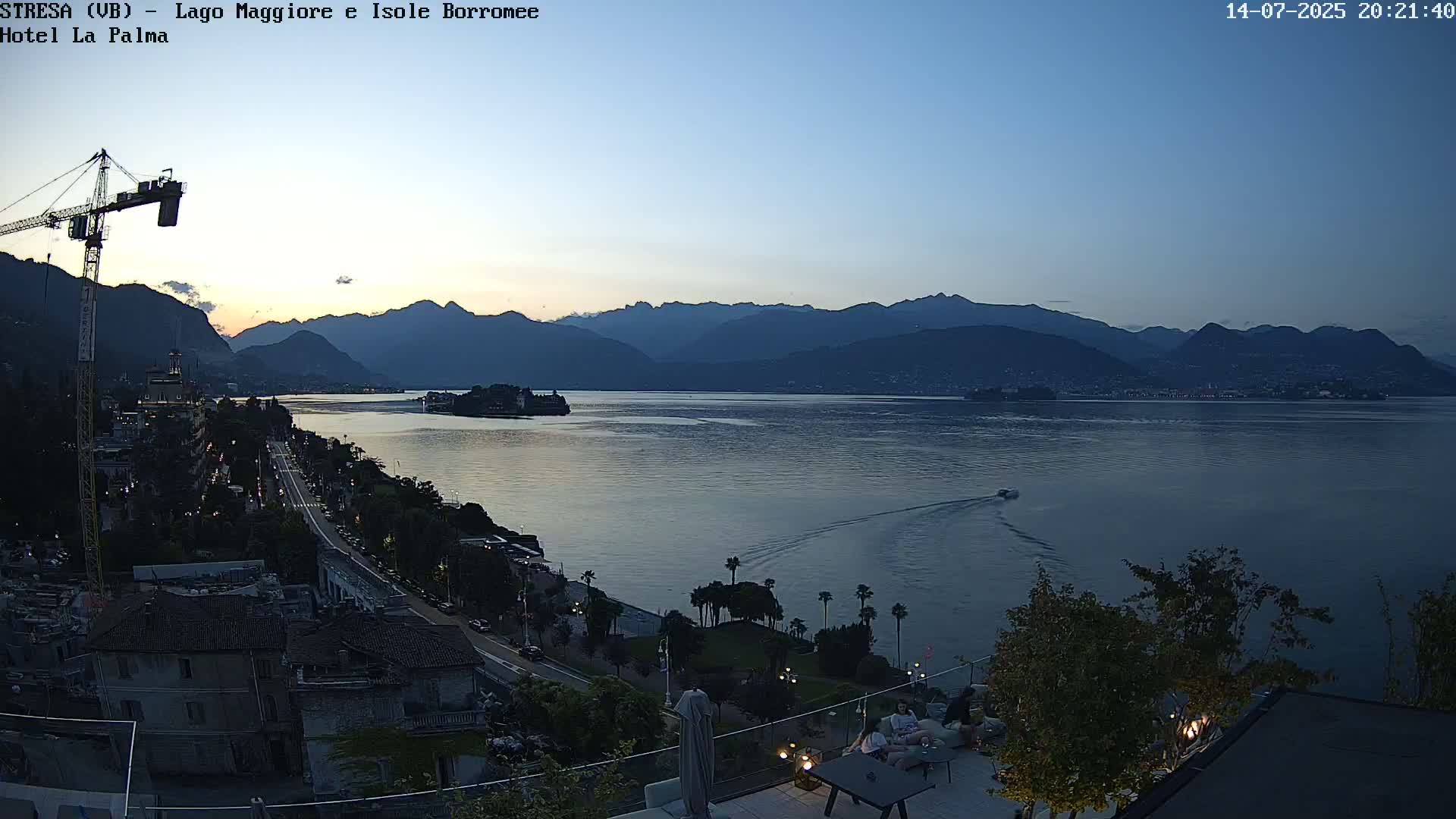 Stresa, Lake Maggiore & Borromean Islands Live Cam - Stresa, Piedmont, Italy