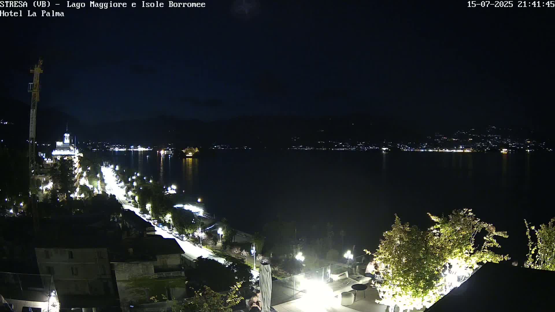 Stresa, Lake Maggiore & Borromean Islands Live Cam - Stresa, Piedmont, Italy