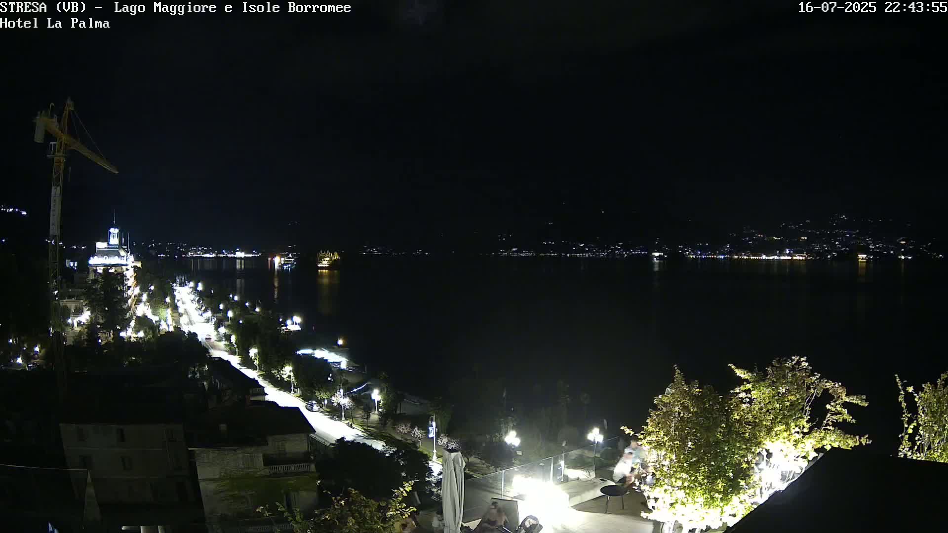 Stresa, Lake Maggiore & Borromean Islands Live Cam - Stresa, Piedmont, Italy