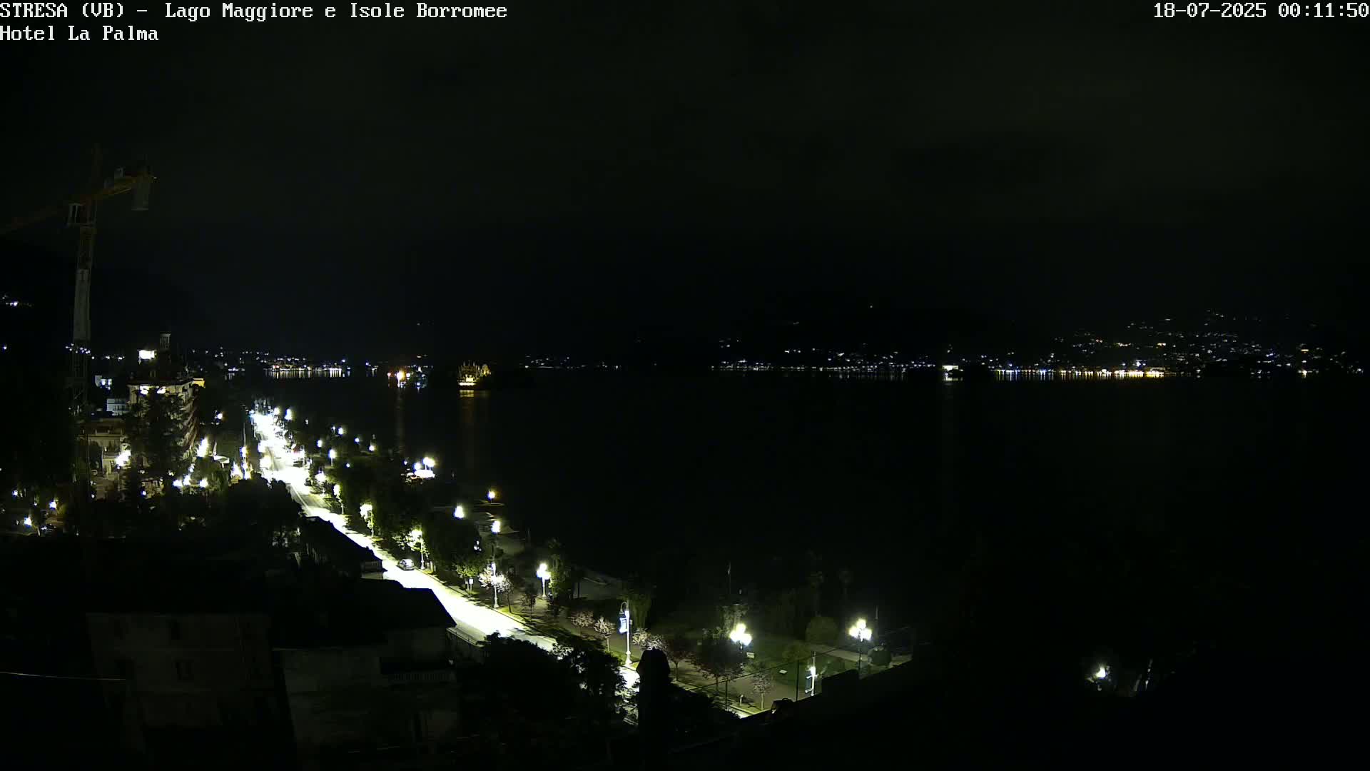 Stresa, Lake Maggiore & Borromean Islands Live Cam - Stresa, Piedmont, Italy