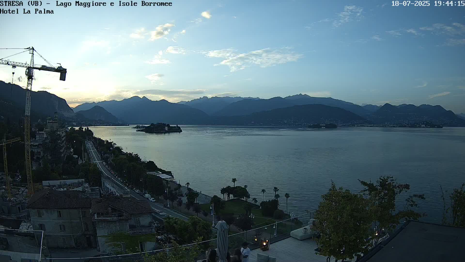 Stresa, Lake Maggiore & Borromean Islands Live Cam - Stresa, Piedmont, Italy