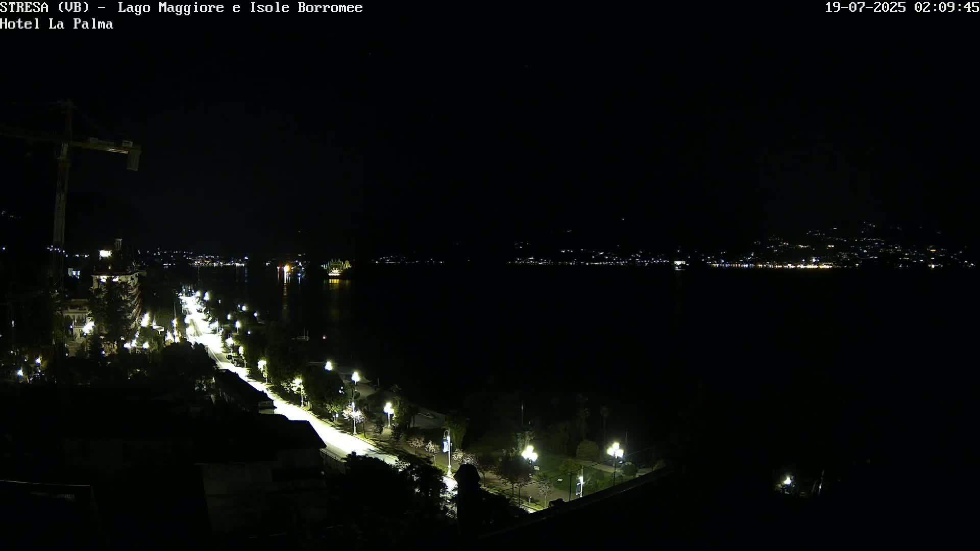 Stresa, Lake Maggiore & Borromean Islands Live Cam - Stresa, Piedmont, Italy