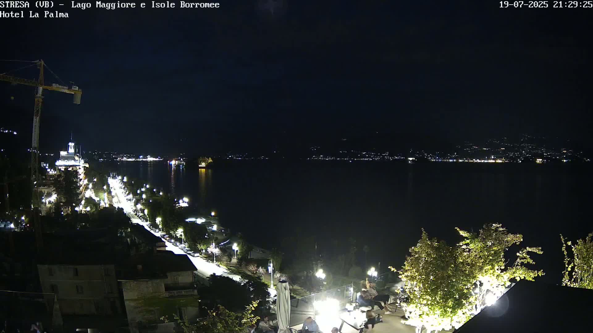 Stresa, Lake Maggiore & Borromean Islands Live Cam - Stresa, Piedmont, Italy