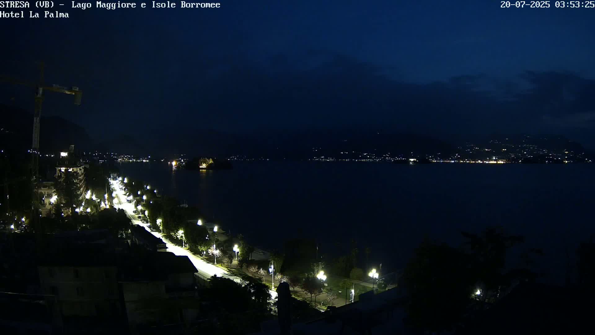 Stresa, Lake Maggiore & Borromean Islands Live Cam - Stresa, Piedmont, Italy