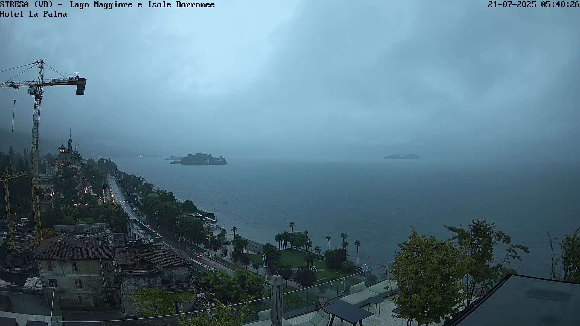 Stresa, Lake Maggiore & Borromean Islands Live Cam - Stresa, Piedmont, Italy