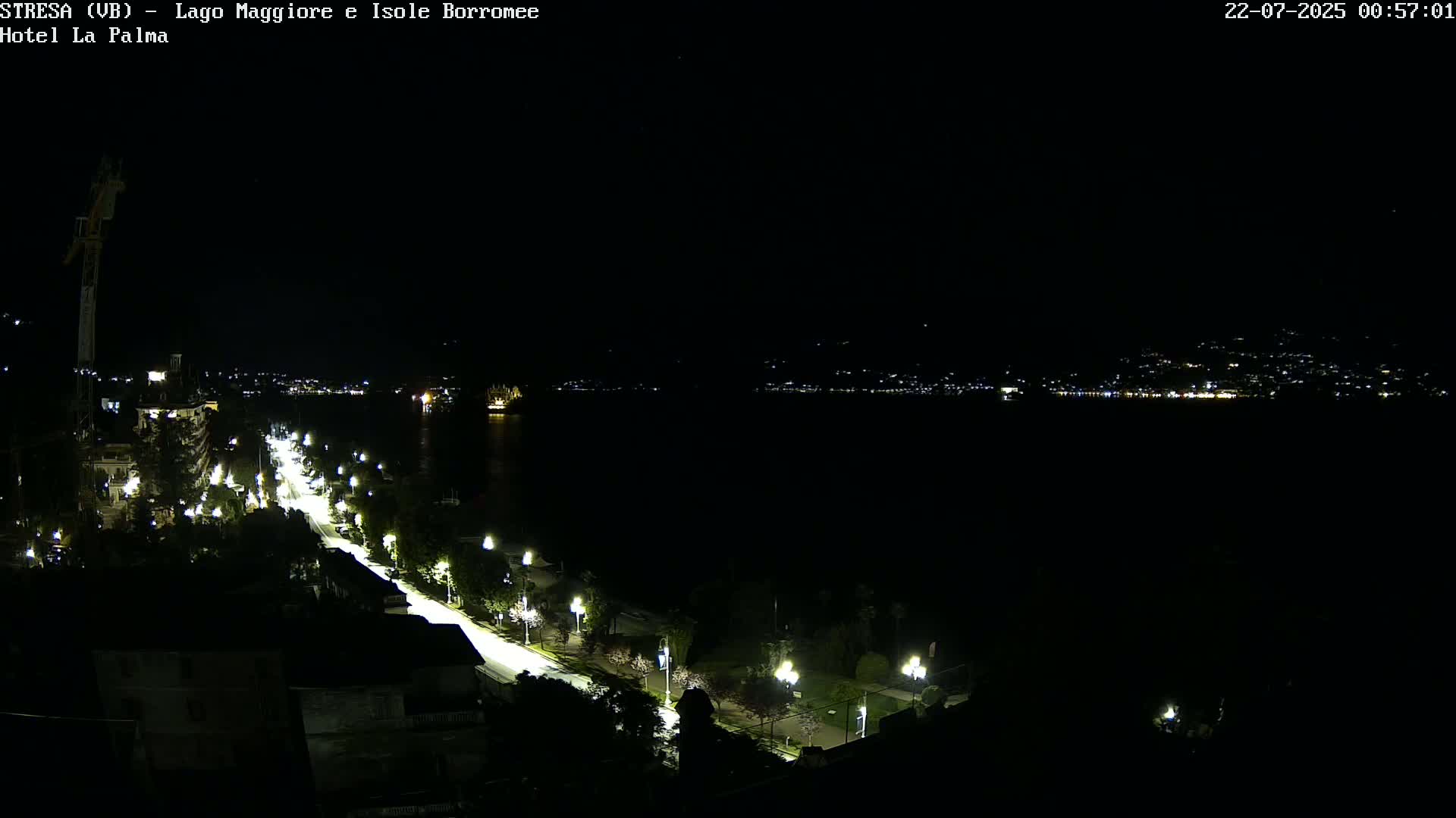 Stresa, Lake Maggiore & Borromean Islands Live Cam - Stresa, Piedmont, Italy