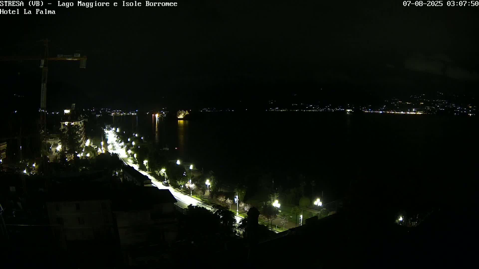 Stresa, Lake Maggiore & Borromean Islands Live Cam - Stresa, Piedmont, Italy