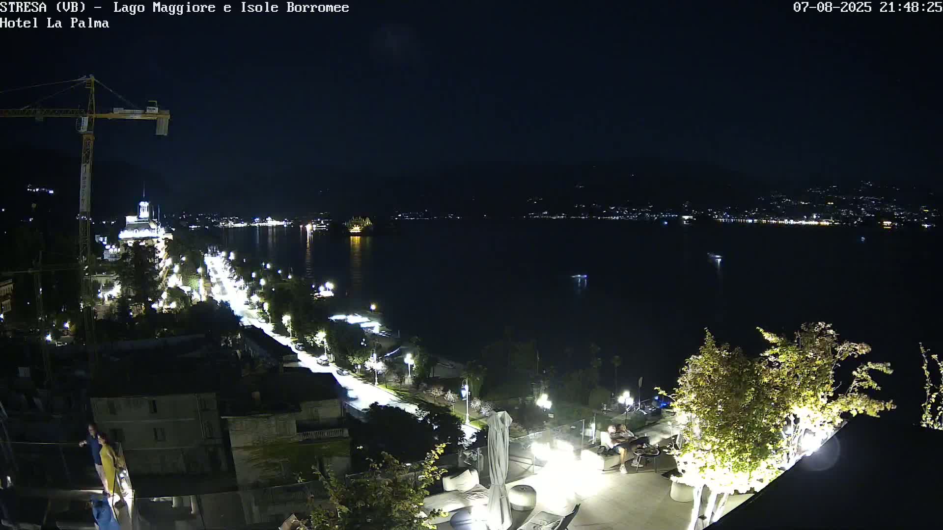 Stresa, Lake Maggiore & Borromean Islands Live Cam - Stresa, Piedmont, Italy