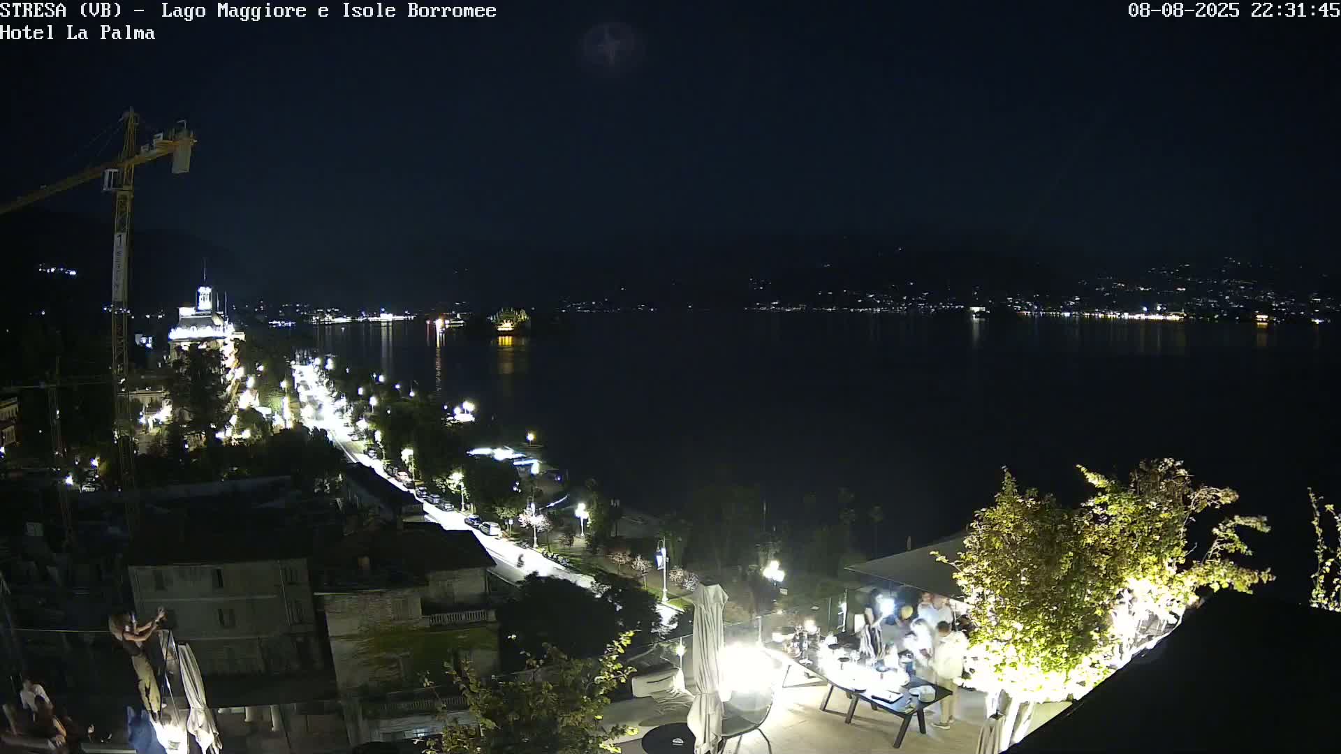 Stresa, Lake Maggiore & Borromean Islands Live Cam - Stresa, Piedmont, Italy