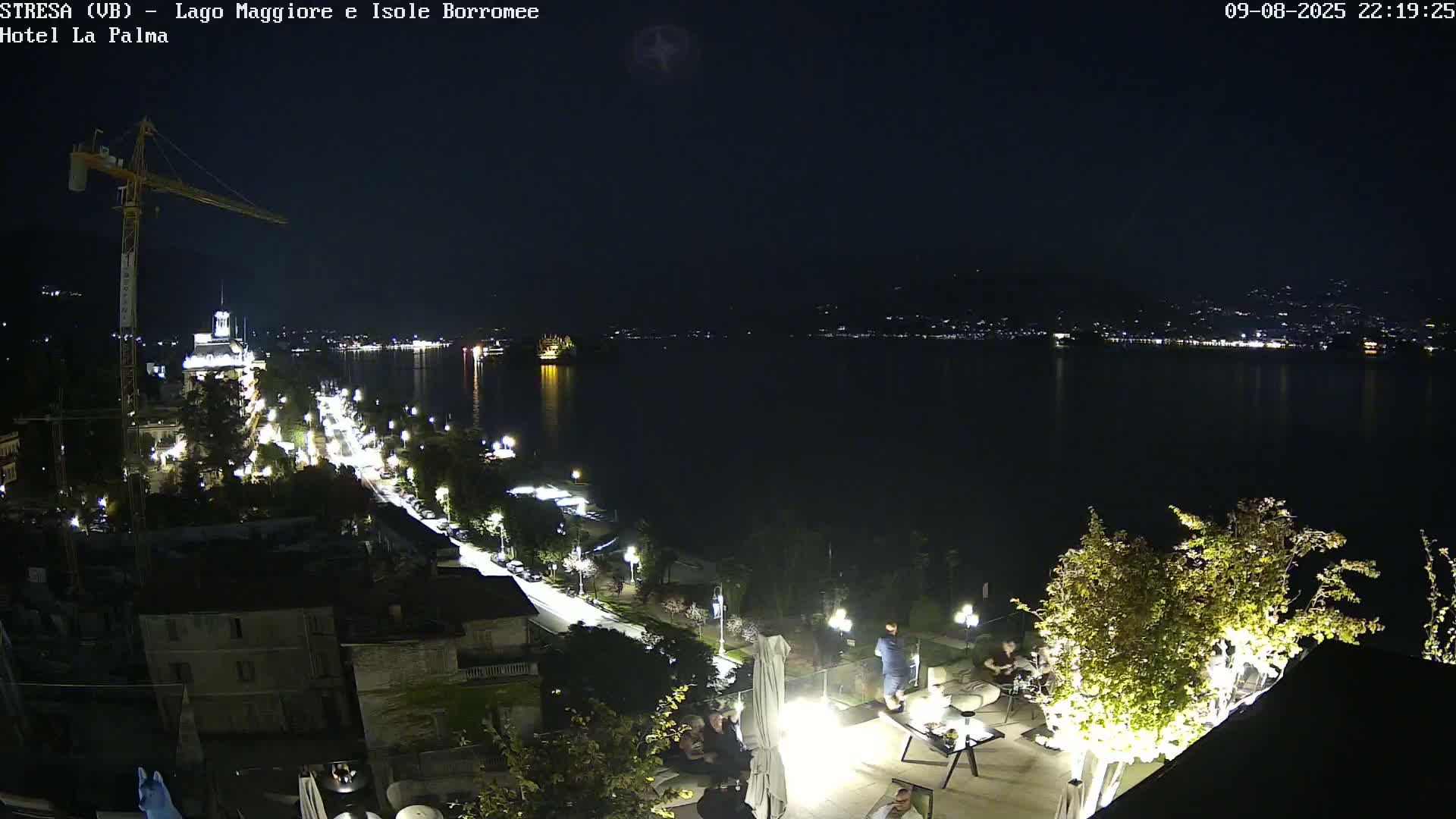 Stresa, Lake Maggiore & Borromean Islands Live Cam - Stresa, Piedmont, Italy