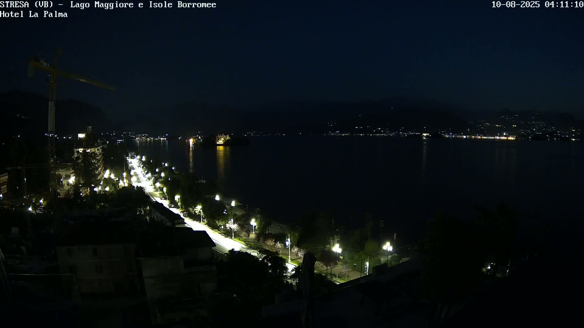 Stresa, Lake Maggiore & Borromean Islands Live Cam - Stresa, Piedmont, Italy