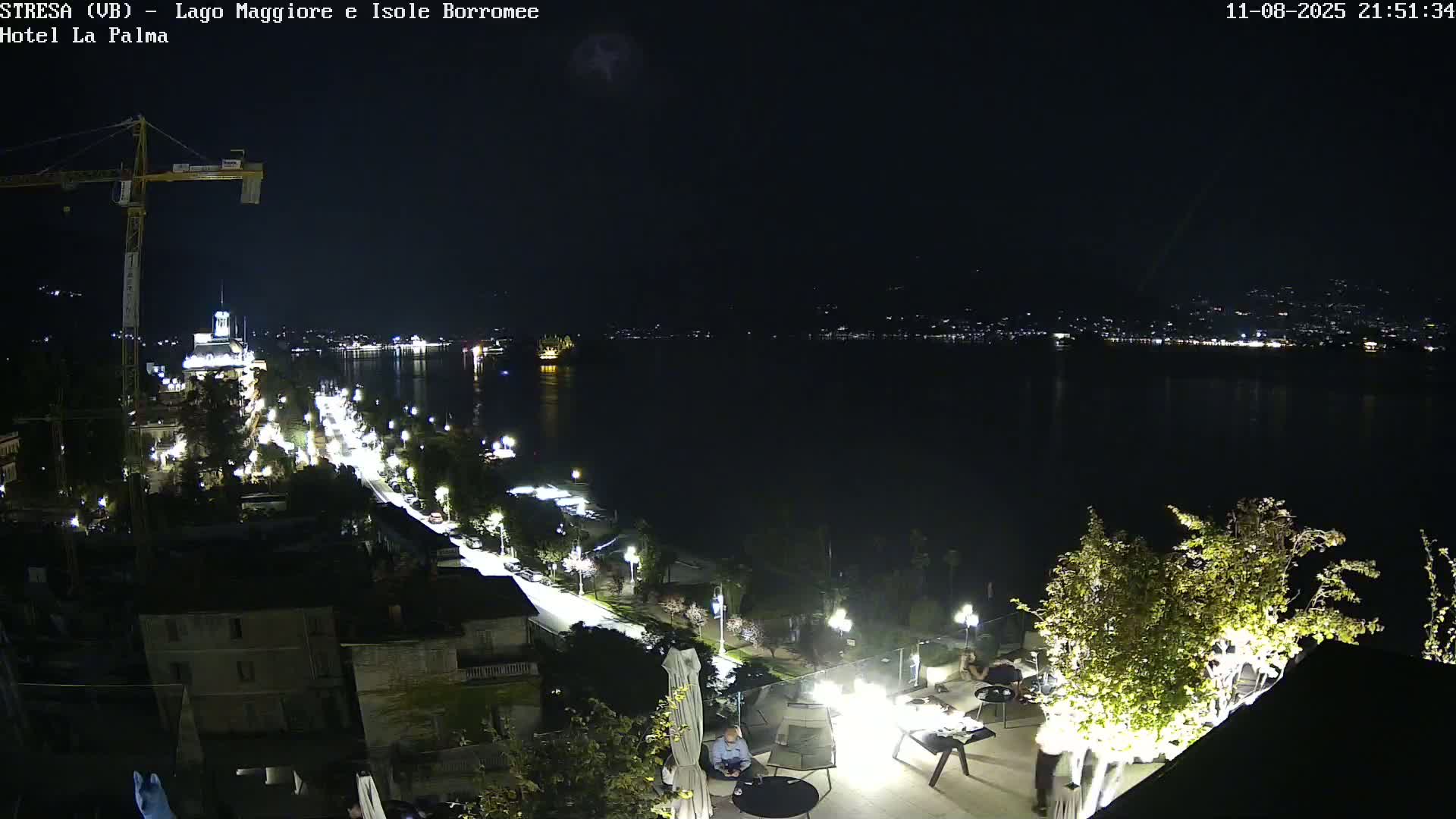 Stresa, Lake Maggiore & Borromean Islands Live Cam - Stresa, Piedmont, Italy
