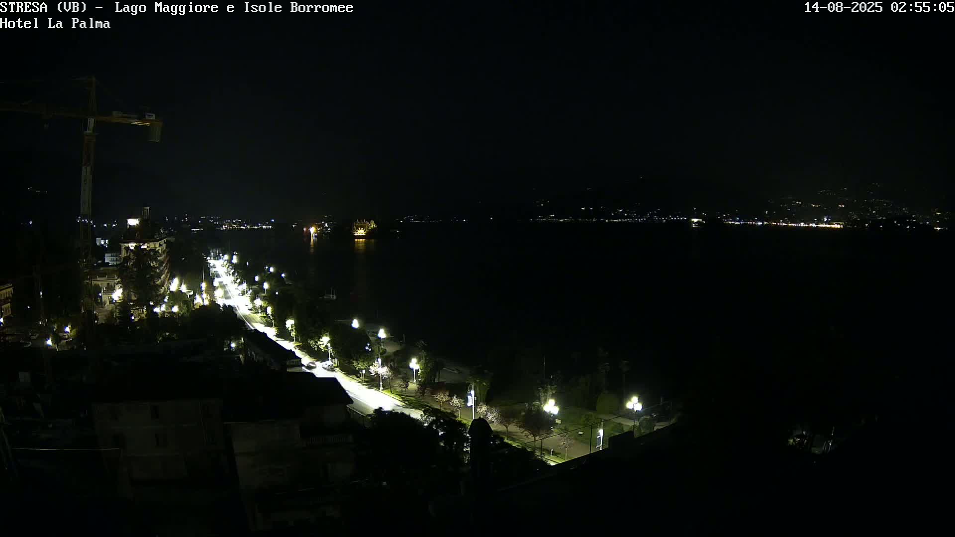 Stresa, Lake Maggiore & Borromean Islands Live Cam - Stresa, Piedmont, Italy