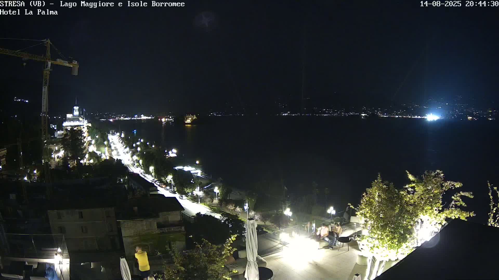 Stresa, Lake Maggiore & Borromean Islands Live Cam - Stresa, Piedmont, Italy