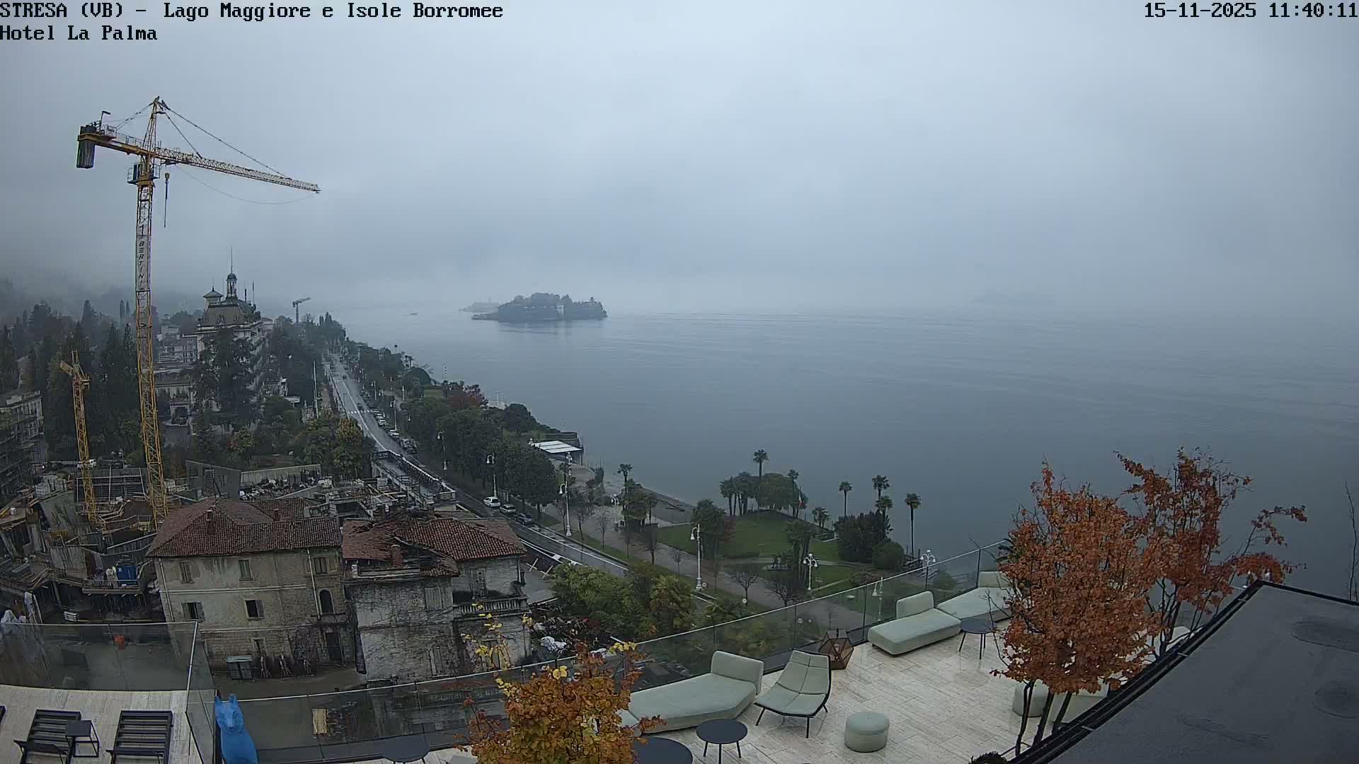 Stresa, Lake Maggiore & Borromean Islands Live Cam - Stresa, Piedmont, Italy