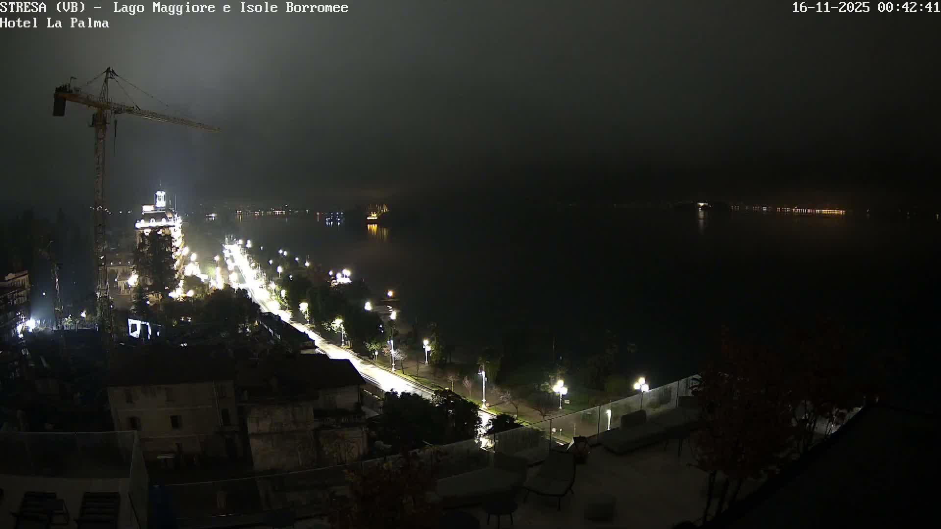 Stresa, Lake Maggiore & Borromean Islands Live Cam - Stresa, Piedmont, Italy