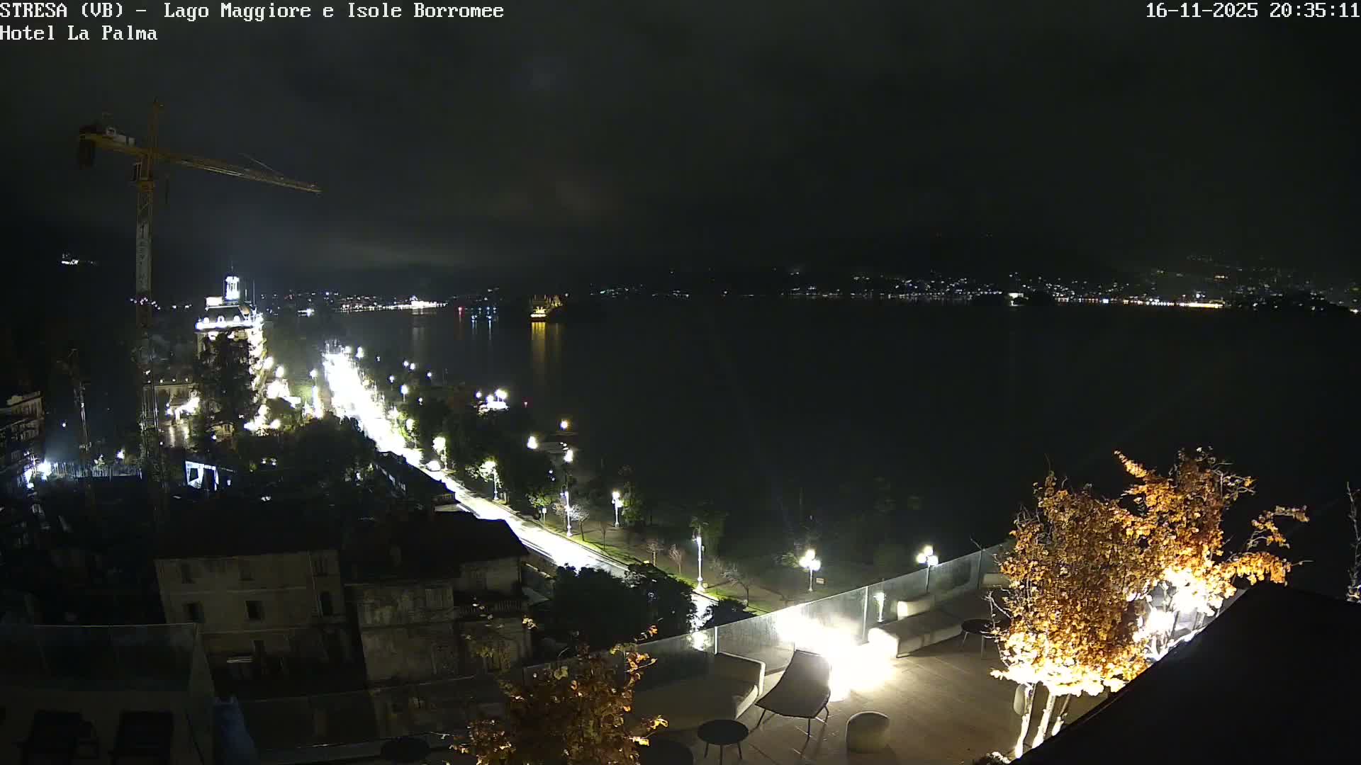 Stresa, Lake Maggiore & Borromean Islands Live Cam - Stresa, Piedmont, Italy