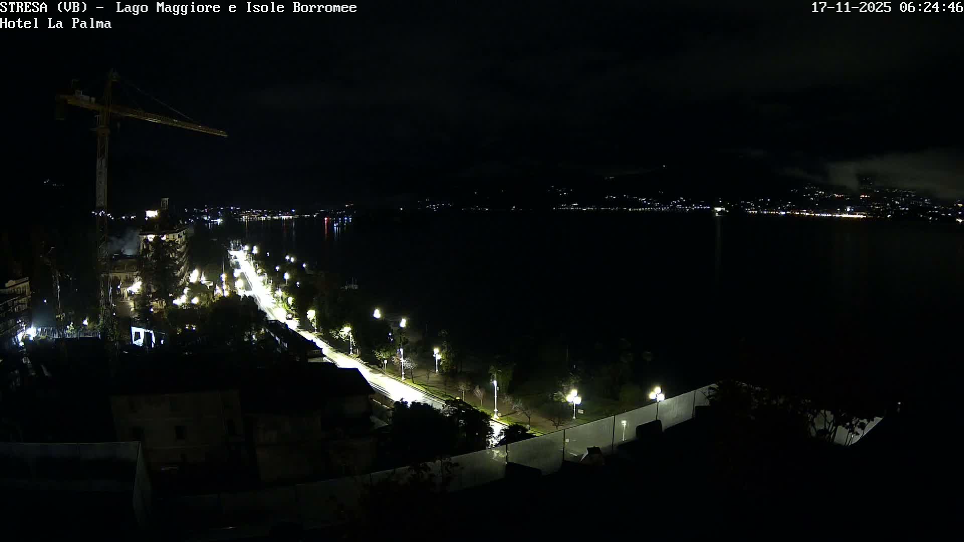 Stresa, Lake Maggiore & Borromean Islands Live Cam - Stresa, Piedmont, Italy