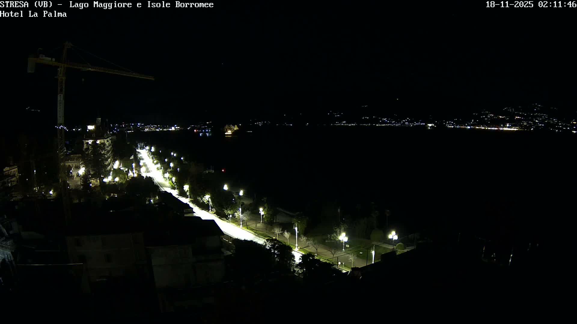 Stresa, Lake Maggiore & Borromean Islands Live Cam - Stresa, Piedmont, Italy
