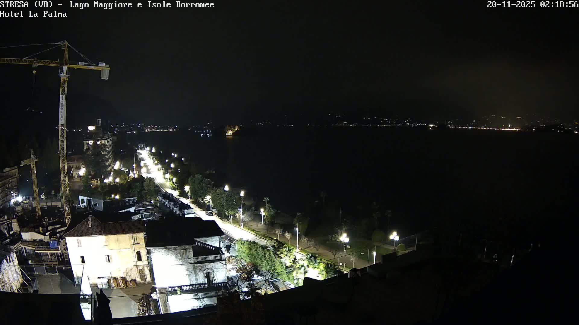 Stresa, Lake Maggiore & Borromean Islands Live Cam - Stresa, Piedmont, Italy