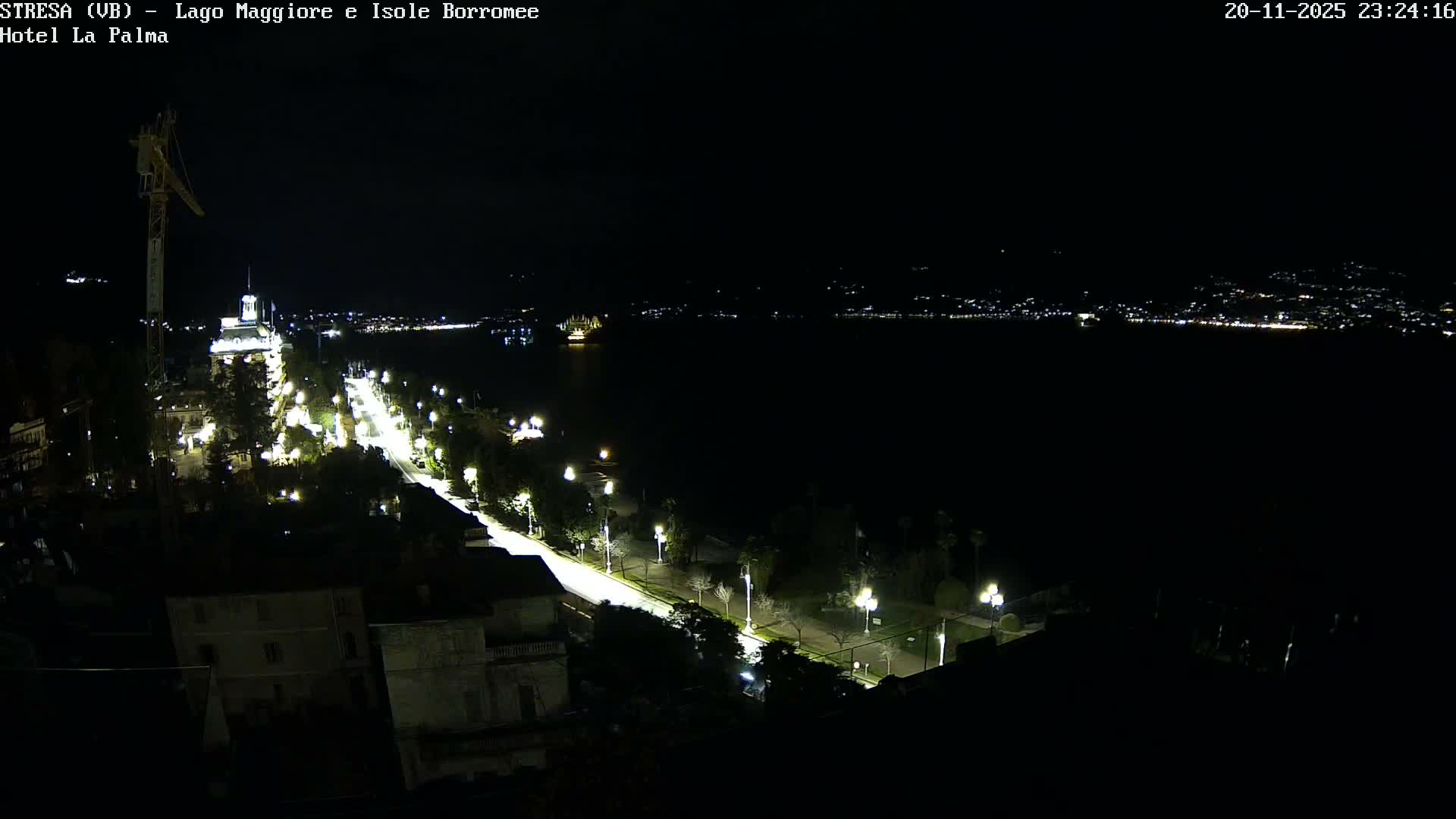 Stresa, Lake Maggiore & Borromean Islands Live Cam - Stresa, Piedmont, Italy
