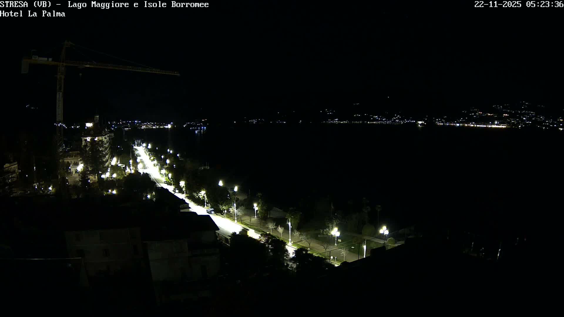 Stresa, Lake Maggiore & Borromean Islands Live Cam - Stresa, Piedmont, Italy