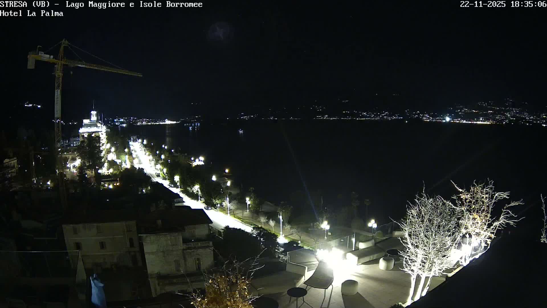 Stresa, Lake Maggiore & Borromean Islands Live Cam - Stresa, Piedmont, Italy