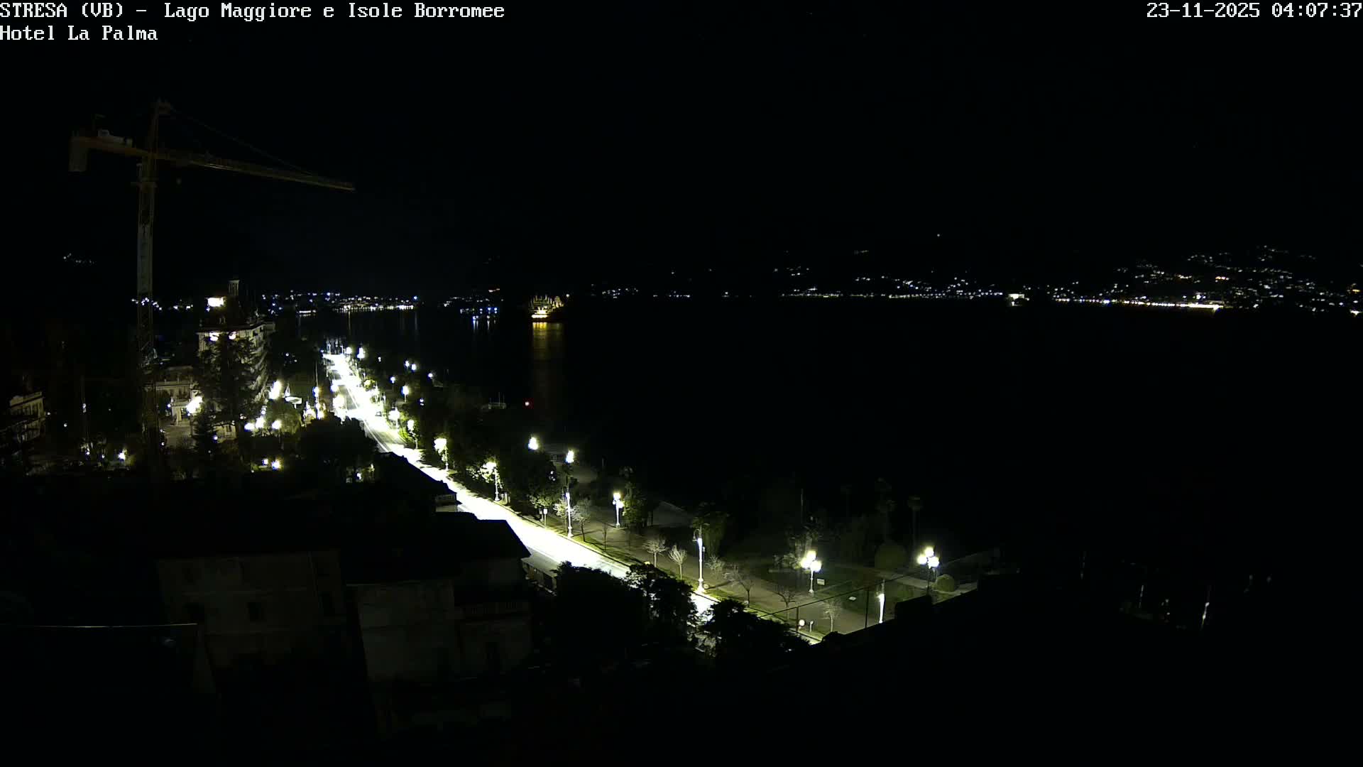 Stresa, Lake Maggiore & Borromean Islands Live Cam - Stresa, Piedmont, Italy