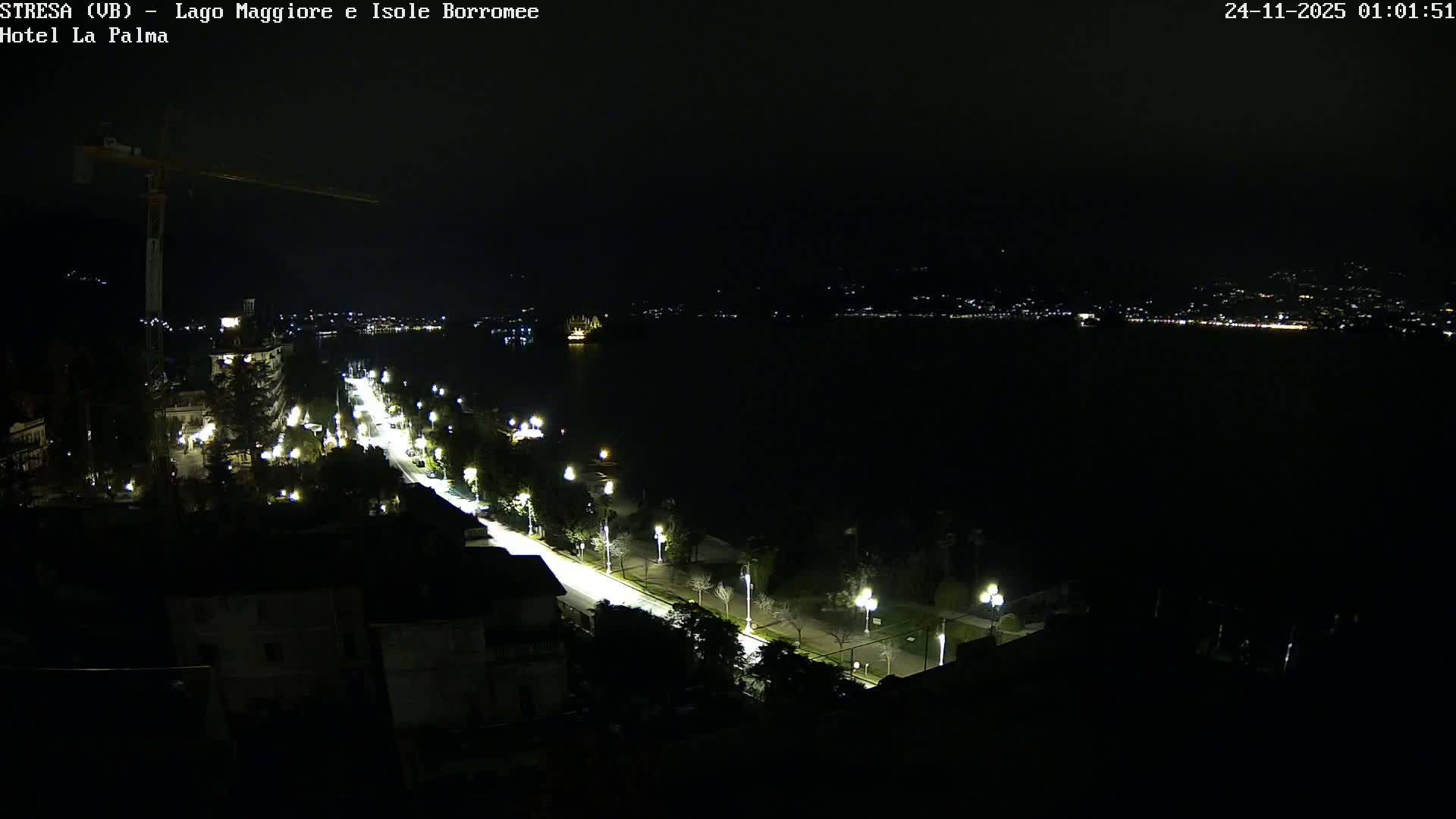 Stresa, Lake Maggiore & Borromean Islands Live Cam - Stresa, Piedmont, Italy