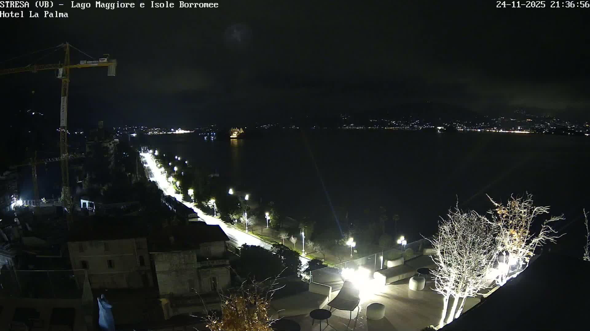 Stresa, Lake Maggiore & Borromean Islands Live Cam - Stresa, Piedmont, Italy