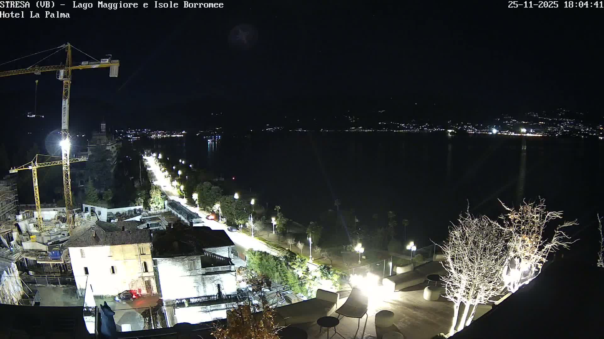Stresa, Lake Maggiore & Borromean Islands Live Cam - Stresa, Piedmont, Italy