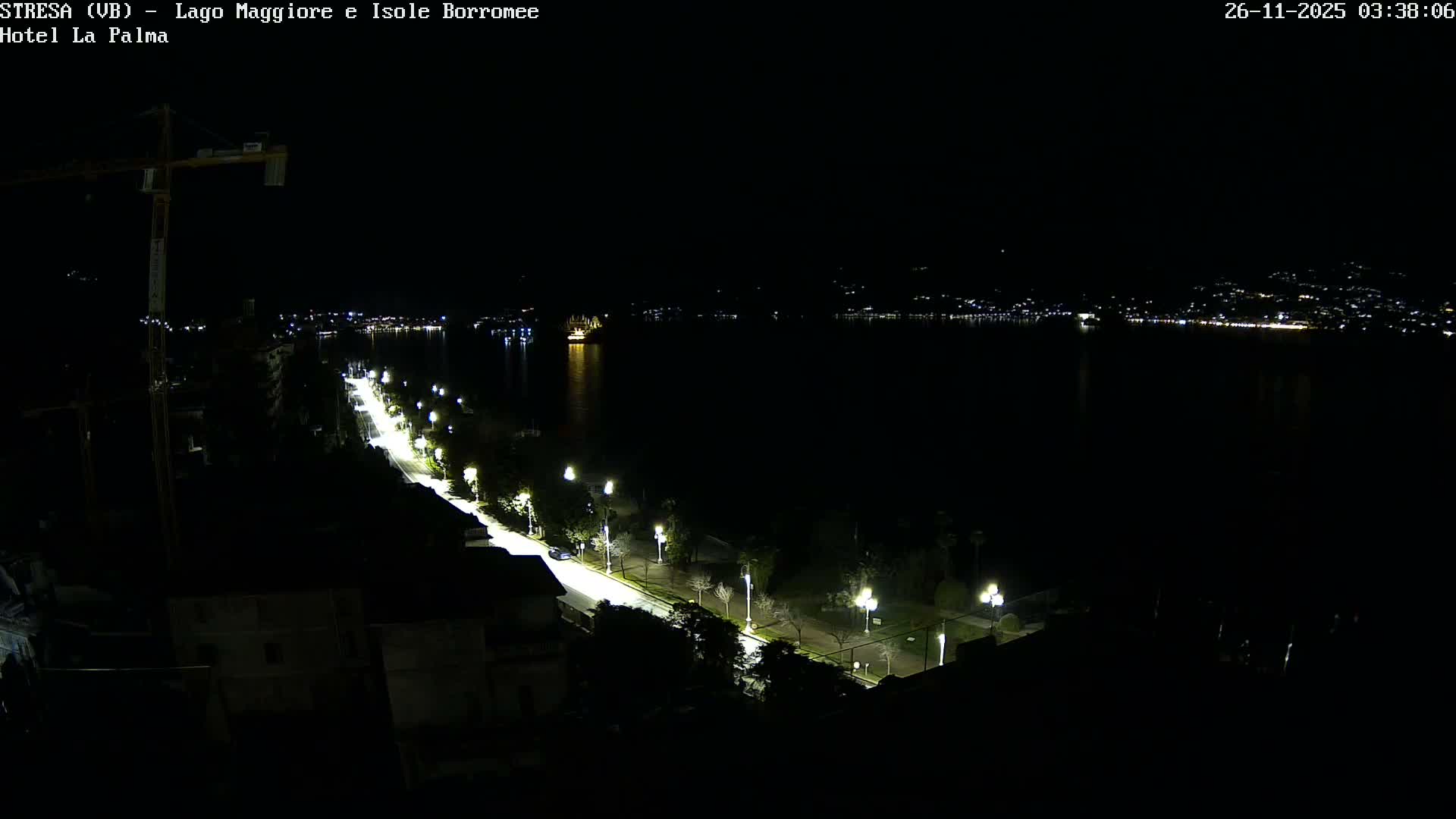 Stresa, Lake Maggiore & Borromean Islands Live Cam - Stresa, Piedmont, Italy