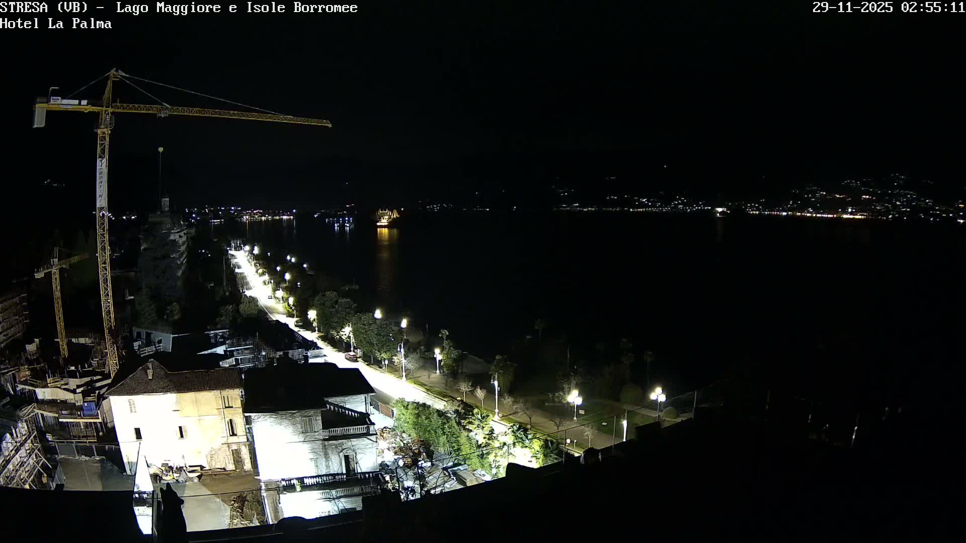 Stresa, Lake Maggiore & Borromean Islands Live Cam - Stresa, Piedmont, Italy