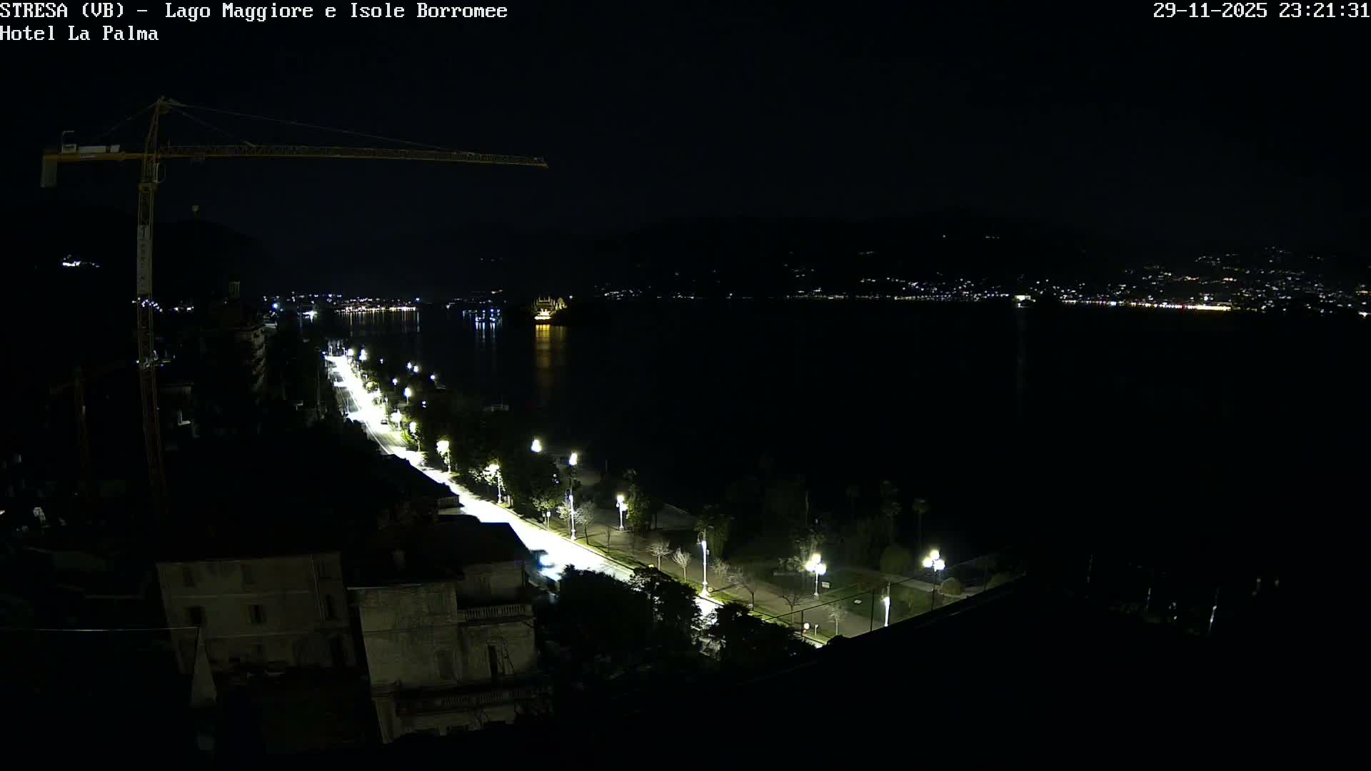 Stresa, Lake Maggiore & Borromean Islands Live Cam - Stresa, Piedmont, Italy