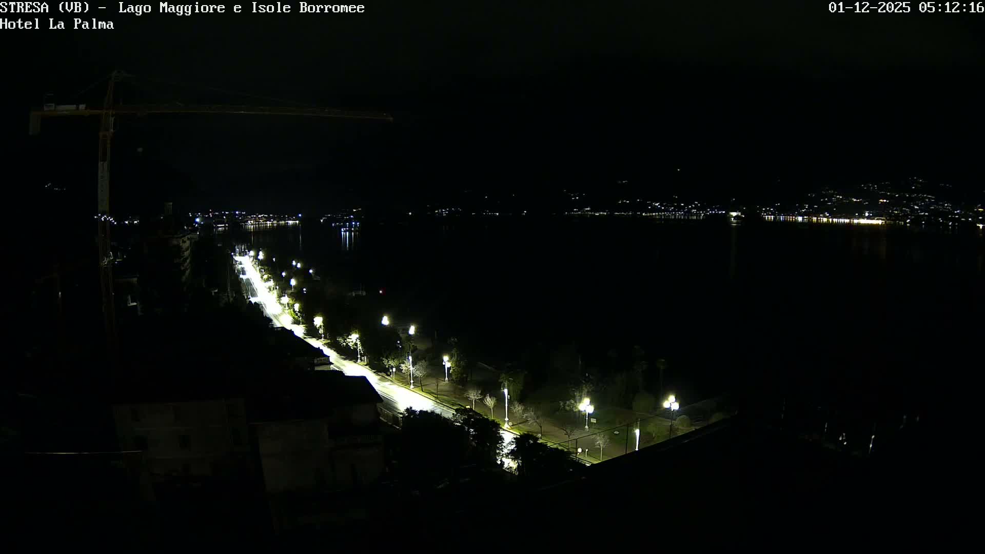 Stresa, Lake Maggiore & Borromean Islands Live Cam - Stresa, Piedmont, Italy