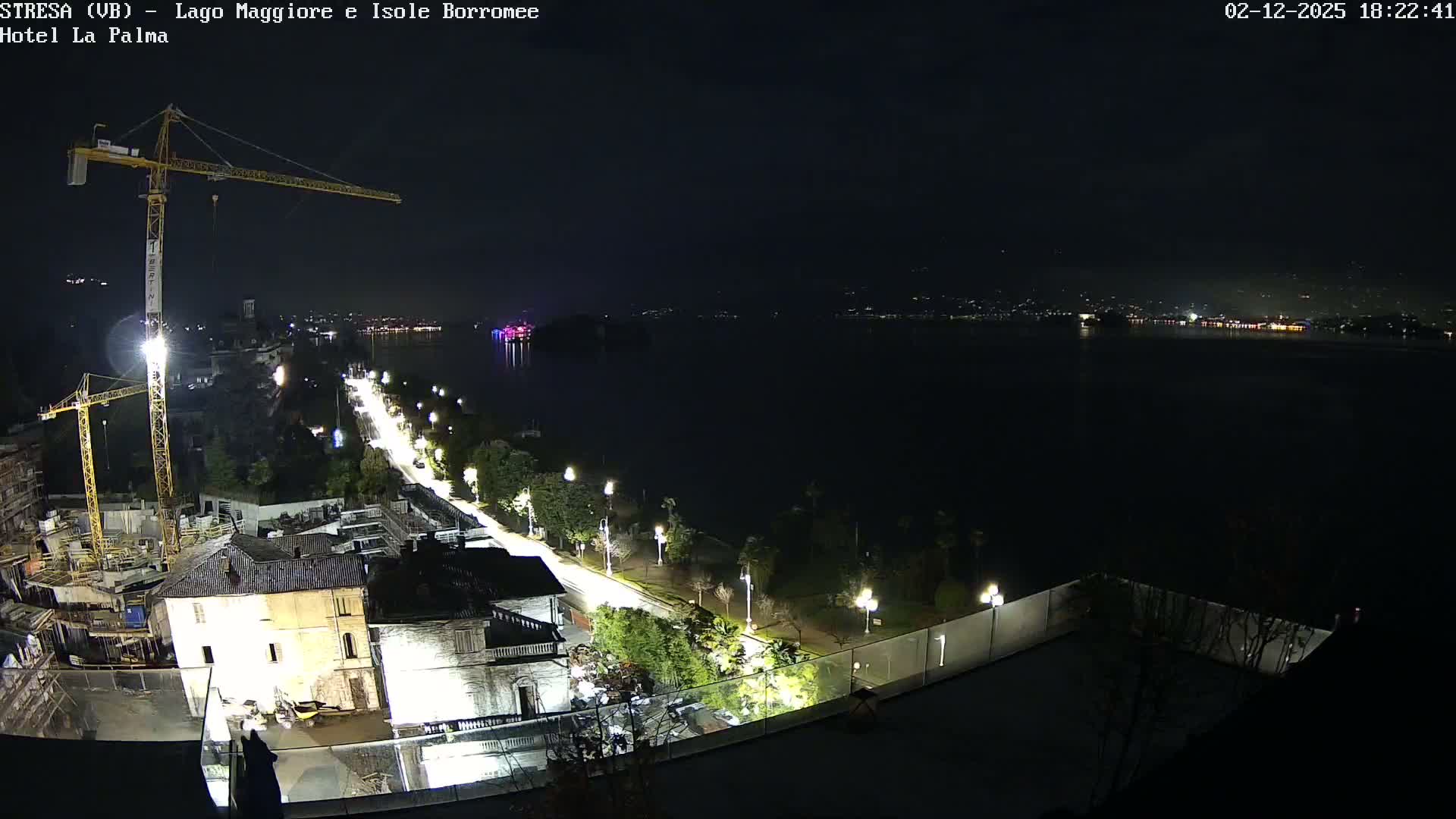 Stresa, Lake Maggiore & Borromean Islands Live Cam - Stresa, Piedmont, Italy