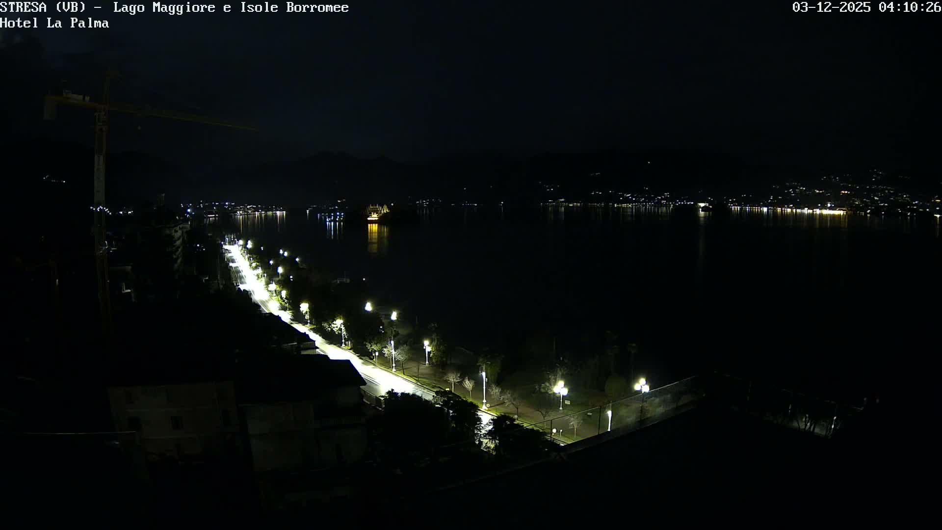 Stresa, Lake Maggiore & Borromean Islands Live Cam - Stresa, Piedmont, Italy