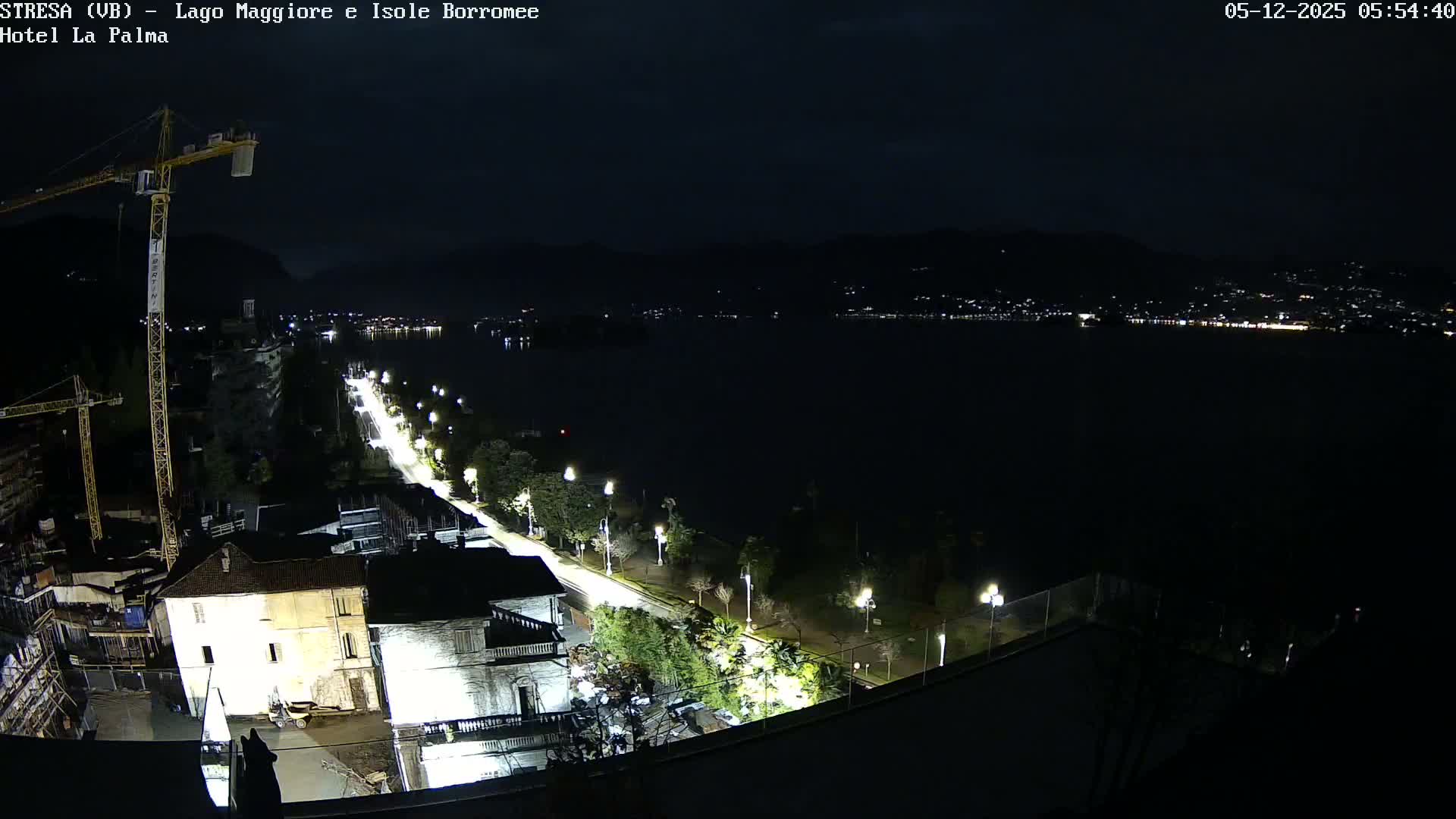 Stresa, Lake Maggiore & Borromean Islands Live Cam - Stresa, Piedmont, Italy