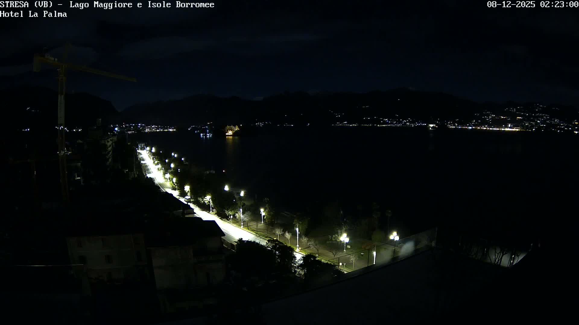 Stresa, Lake Maggiore & Borromean Islands Live Cam - Stresa, Piedmont, Italy