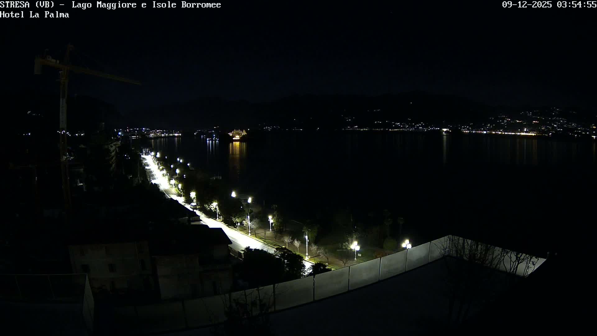 Stresa, Lake Maggiore & Borromean Islands Live Cam - Stresa, Piedmont, Italy