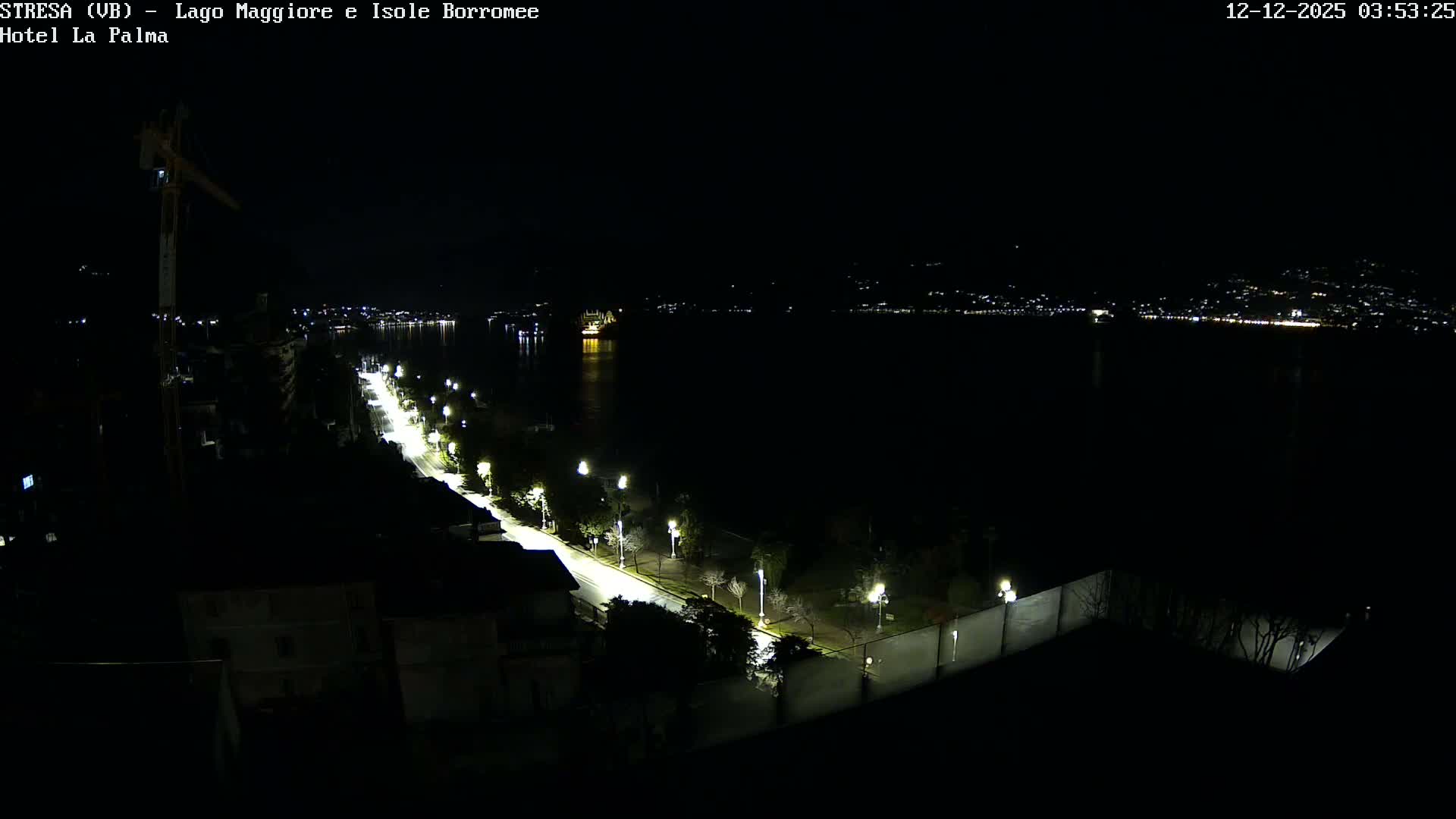 Stresa, Lake Maggiore & Borromean Islands Live Cam - Stresa, Piedmont, Italy