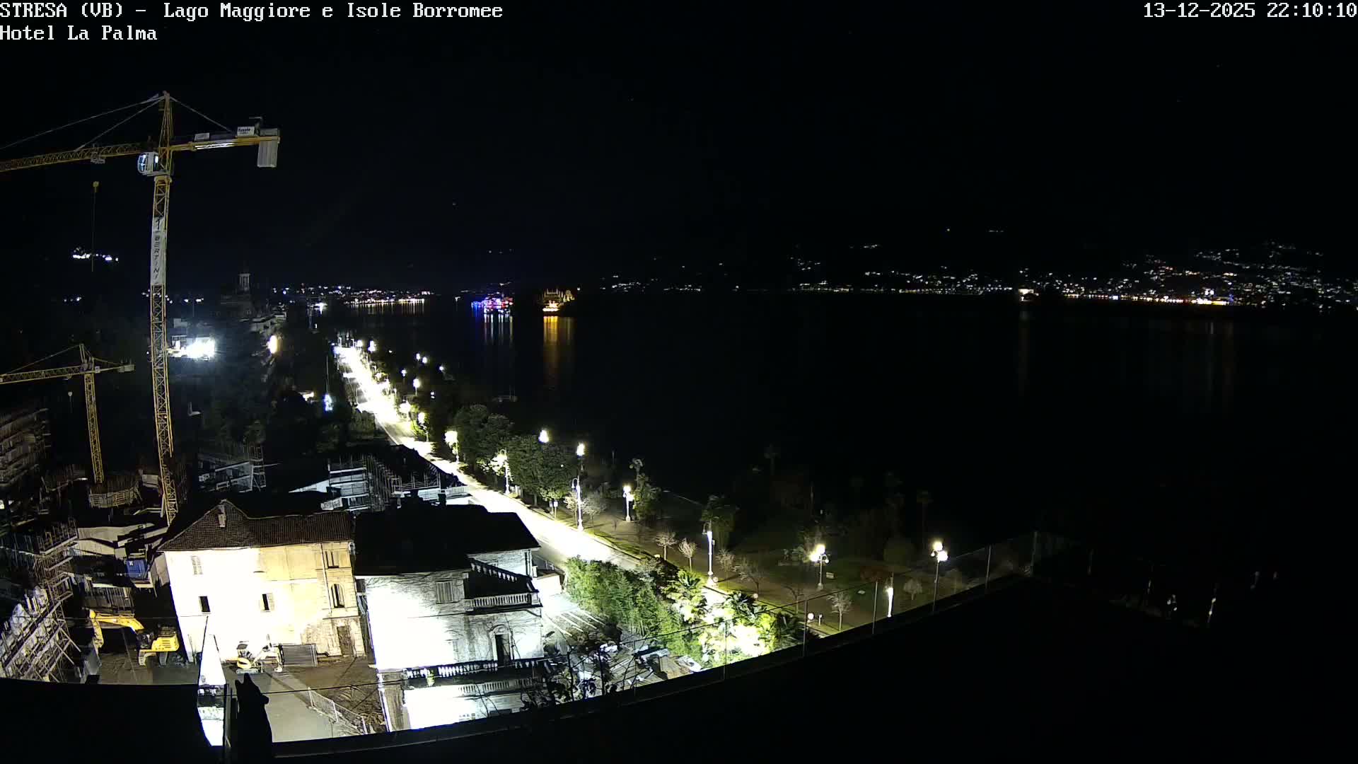 Stresa, Lake Maggiore & Borromean Islands Live Cam - Stresa, Piedmont, Italy
